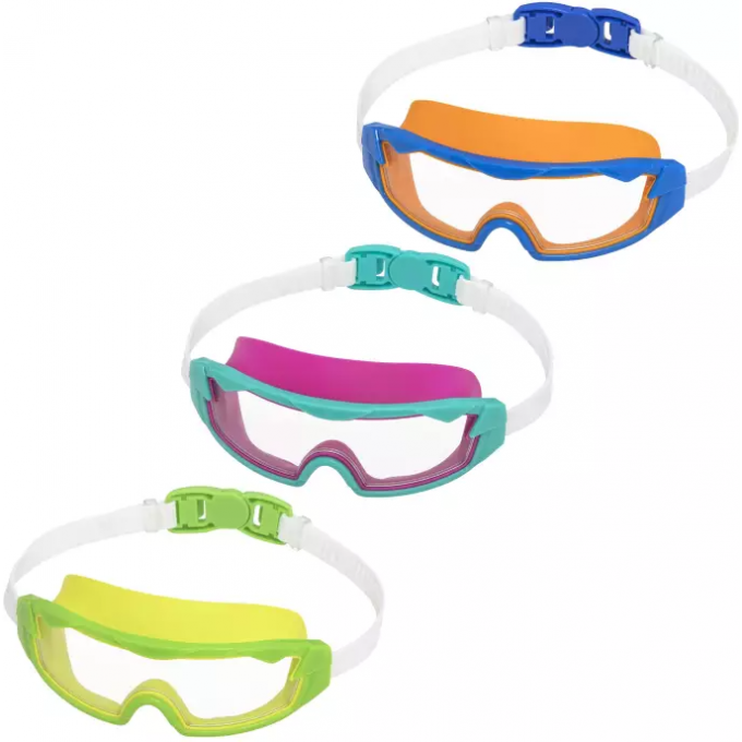 Очки для плавания BESTWAY "TIDAL SURG GOGGLES" от 7 лет 3 цвета 21179 BW